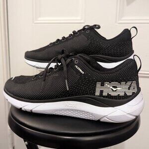 Hoka One One Mens Hupana 1014798 BDSD Black Running Shoes Sneakers Size 11